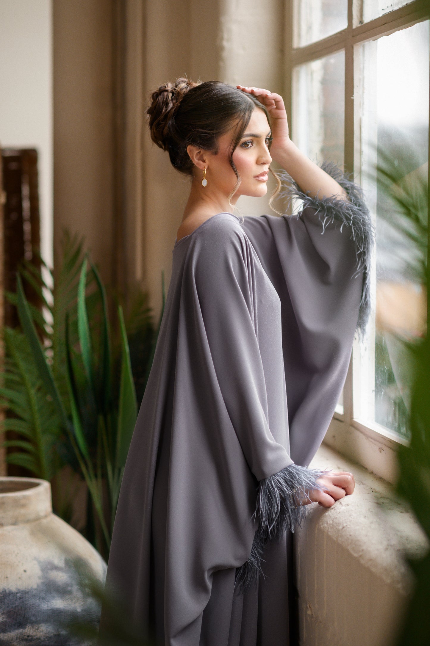 Grey kaftan